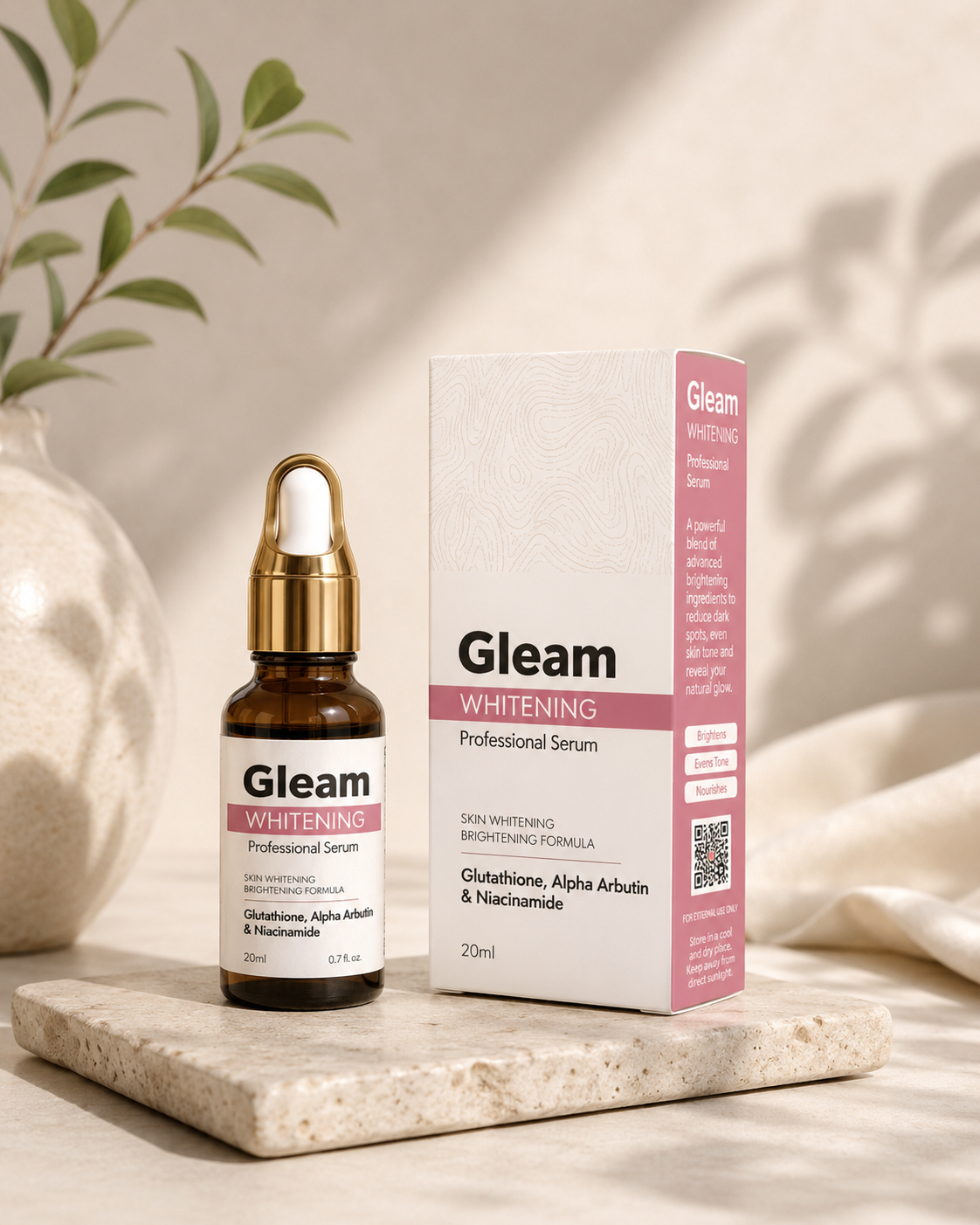 gleam whitening serum – glutathione, alpha arbutin & niacinamide gleam whitening serum – glutathione, alpha arbutin & niacinamide