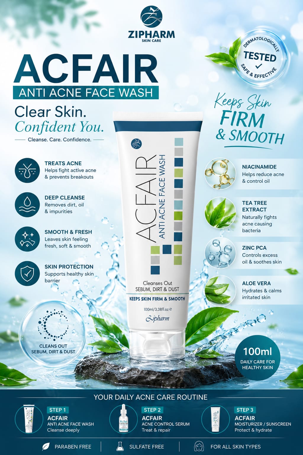 acfair anti acne face wash acfair anti acne face wash